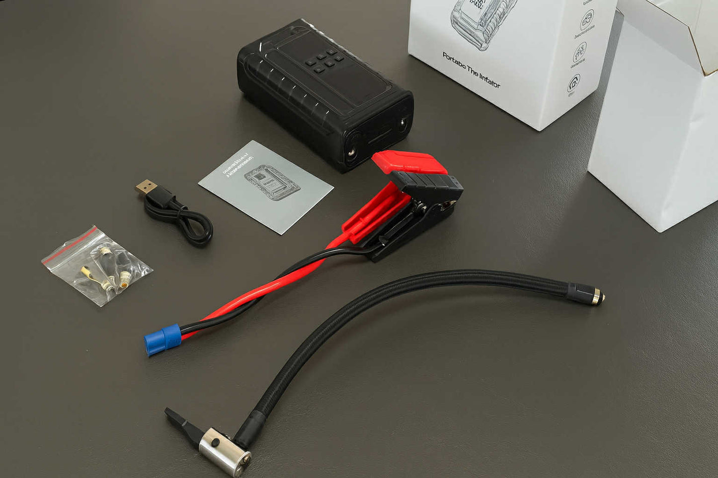 Compresor Auto Portabil 4 in 1